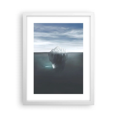 Plagát v bielom ráme - Podvodné tajomstvo - 30x40 cm