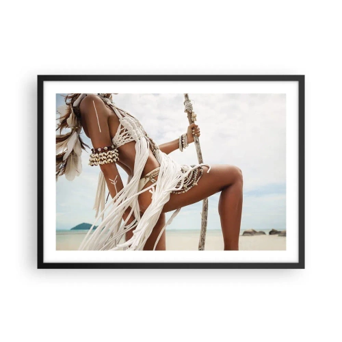 Plagát v čiernom ráme - Kňažka slnka - 70x50 cm