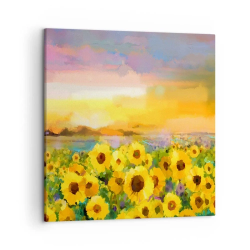 Obraz na plátne - Samotné slnko zostúpilo na zem - 50x50 cm