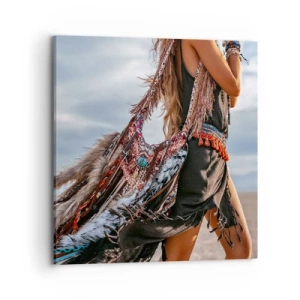 Obraz na plátne - Šamanovo dievča - 70x70 cm