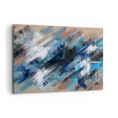 Obraz na plátne - Modrá šikmosť - 100x70 cm