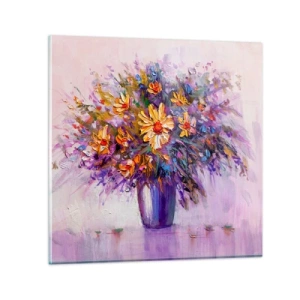 Obraz na skle - Sladko vonia, sladko vyzerá - 60x60 cm