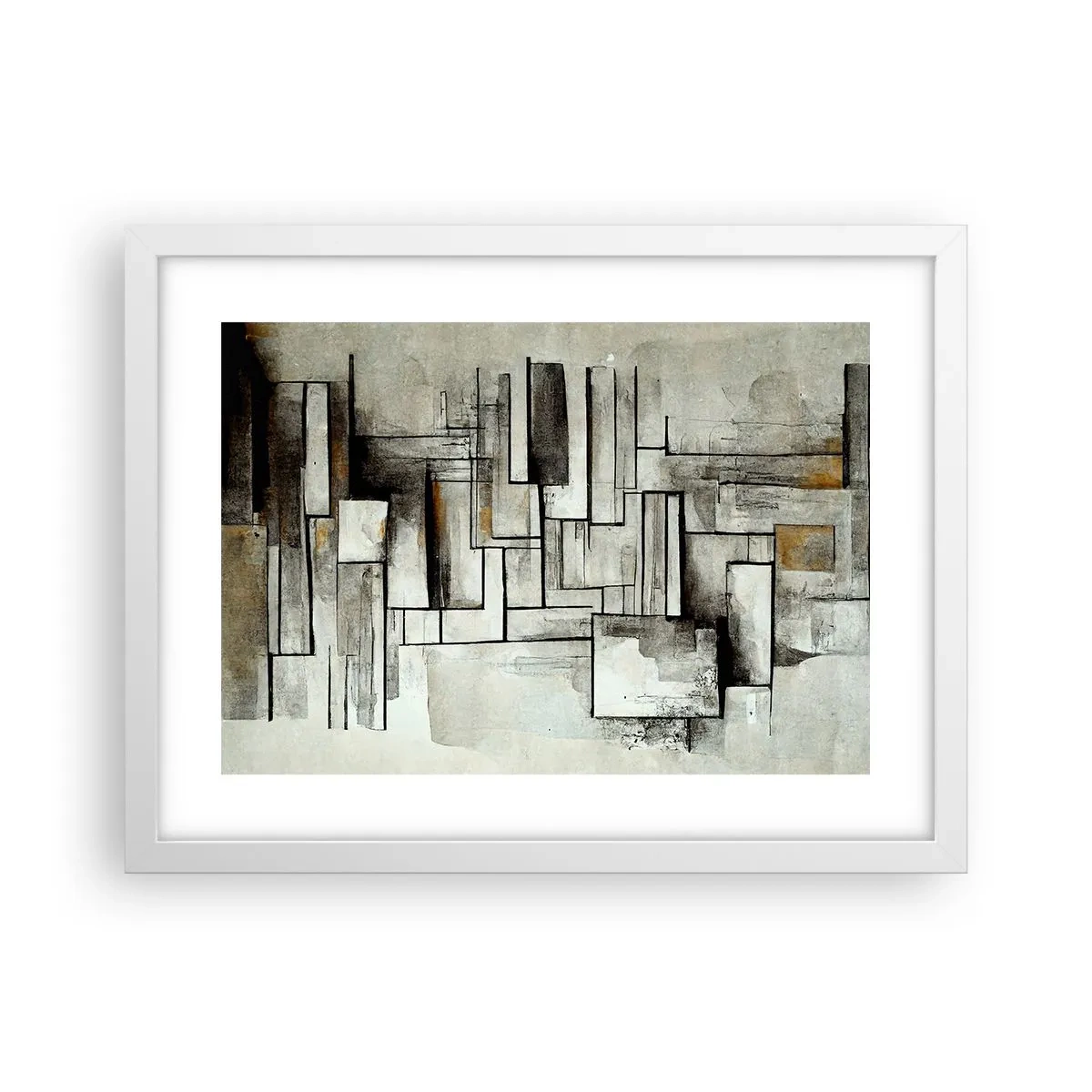 Plagát v bielom ráme - Sila jednoduchosti - 40x30 cm