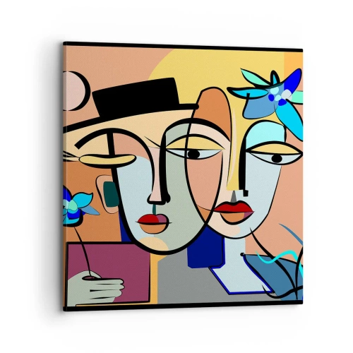 Obraz na plátne - Picassovo randez vous - 70x70 cm