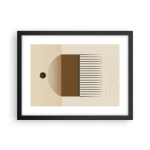 Plagát v čiernom ráme - Rôzne stavy - 40x30 cm