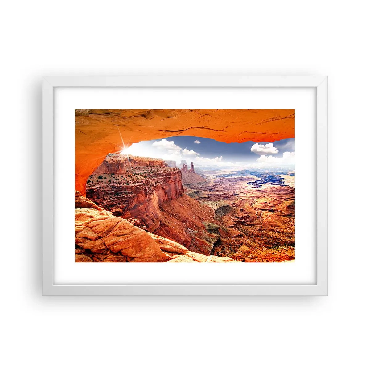 Plagát v bielom ráme - Vytesané samotnou prírodou - 40x30 cm