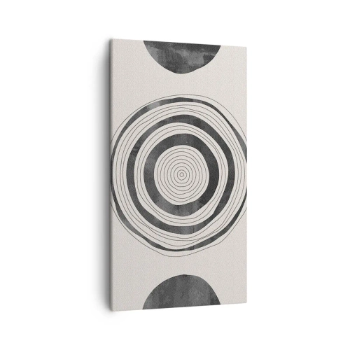 Obraz na plátne - Dôležité je to, čo je uprostred - 45x80 cm