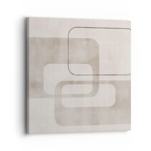 Obraz na plátne - Geometrická fúga - 30x30 cm
