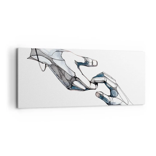 Obraz na plátne - Dobré gesto - 100x40 cm