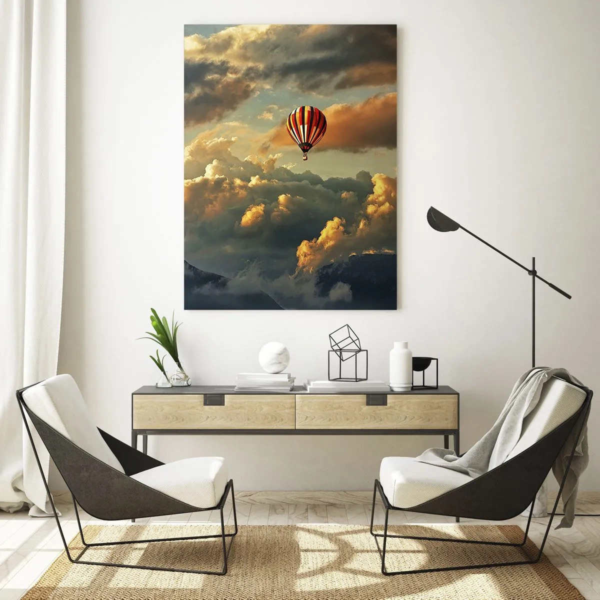 Obraz na skle - Letím, lebo chcem - 50x70 cm
