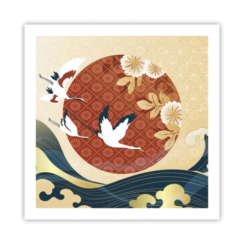 Plagát - Japonská rozprávka - 60x60 cm