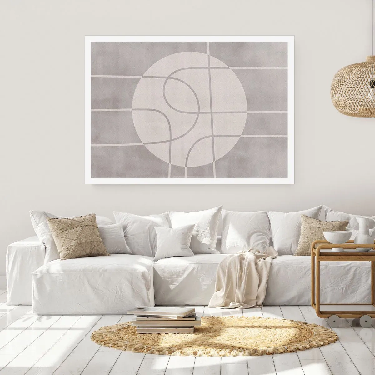 Plagát - Kruhovo a priamo - 50x40 cm