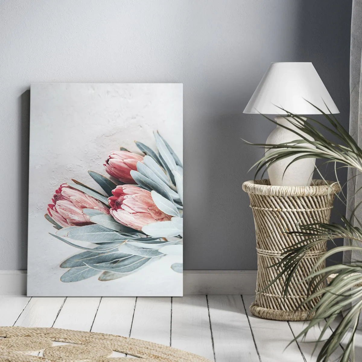 Obraz na plátne - Zahanbené svojou vlastnou krásou - 80x120 cm