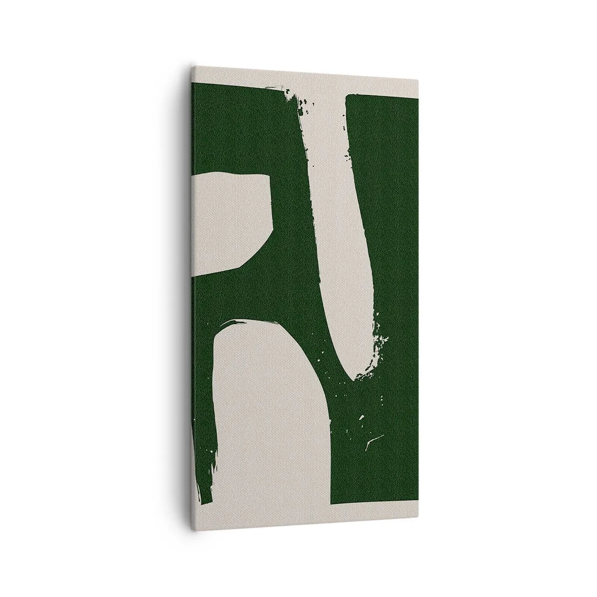 Obraz na plátne - Zálivy v bielom - 55x100 cm