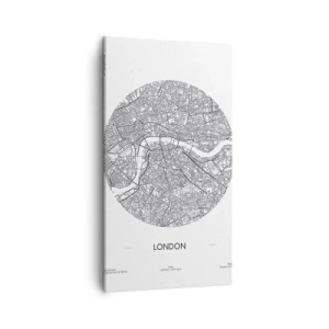 Obraz na plátne - Anatómia Londýna - 45x80 cm