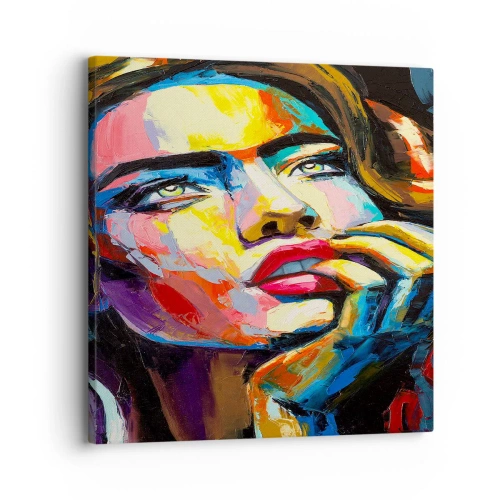 Obraz na plátne - Sny, ako vtáky letia oblohou - 30x30 cm