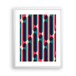Plagát v bielom ráme - Dovnútra a dopredu - 40x50 cm
