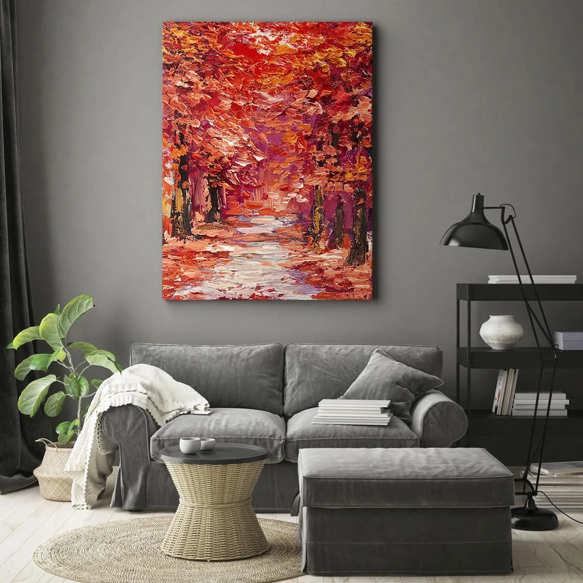 Obraz na plátne - Jesenná impresia - 50x70 cm