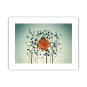 Plagát - Japonské slnko - 40x30 cm