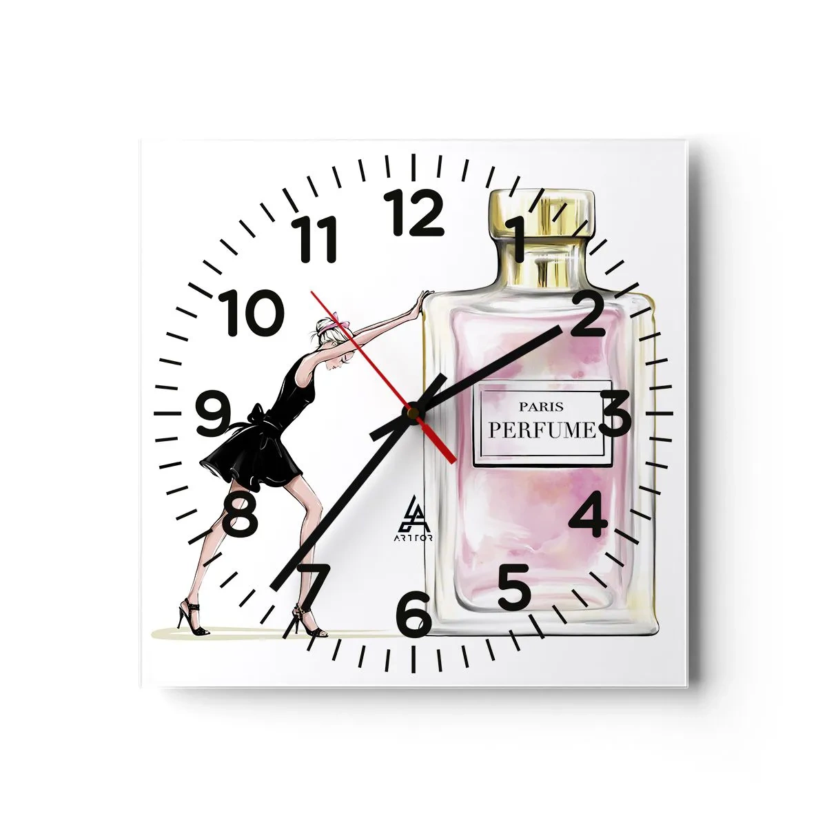 Nástenné hodiny - Podstata ženskosti - 30x30 cm