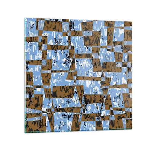 Obraz na skle - Neľudová vystrihovačka - 50x50 cm