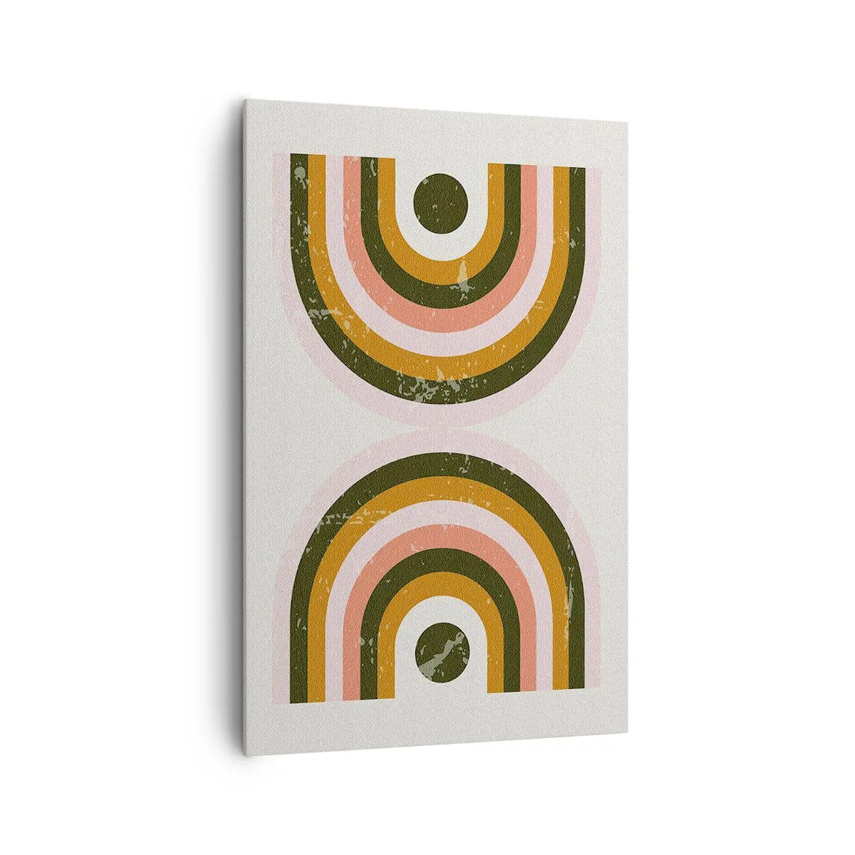 Obraz na plátne - Dvojitá abstrakcia - 80x120 cm