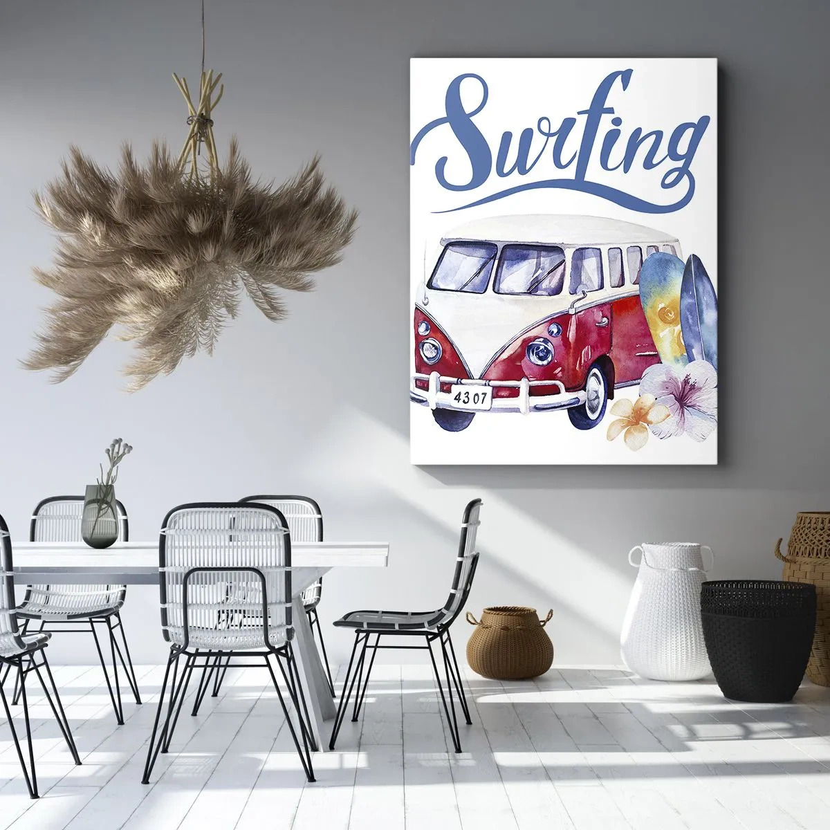 Obraz na plátne - Uhorka - klasika pre surferov - 45x80 cm