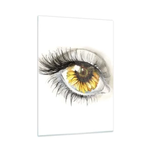 Obraz na skle - Pohľad žeravý ako leto - 50x70 cm