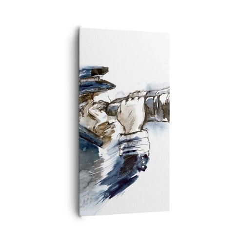 Obraz na plátne - Desať na Beaufortovej stupnici! - 65x120 cm