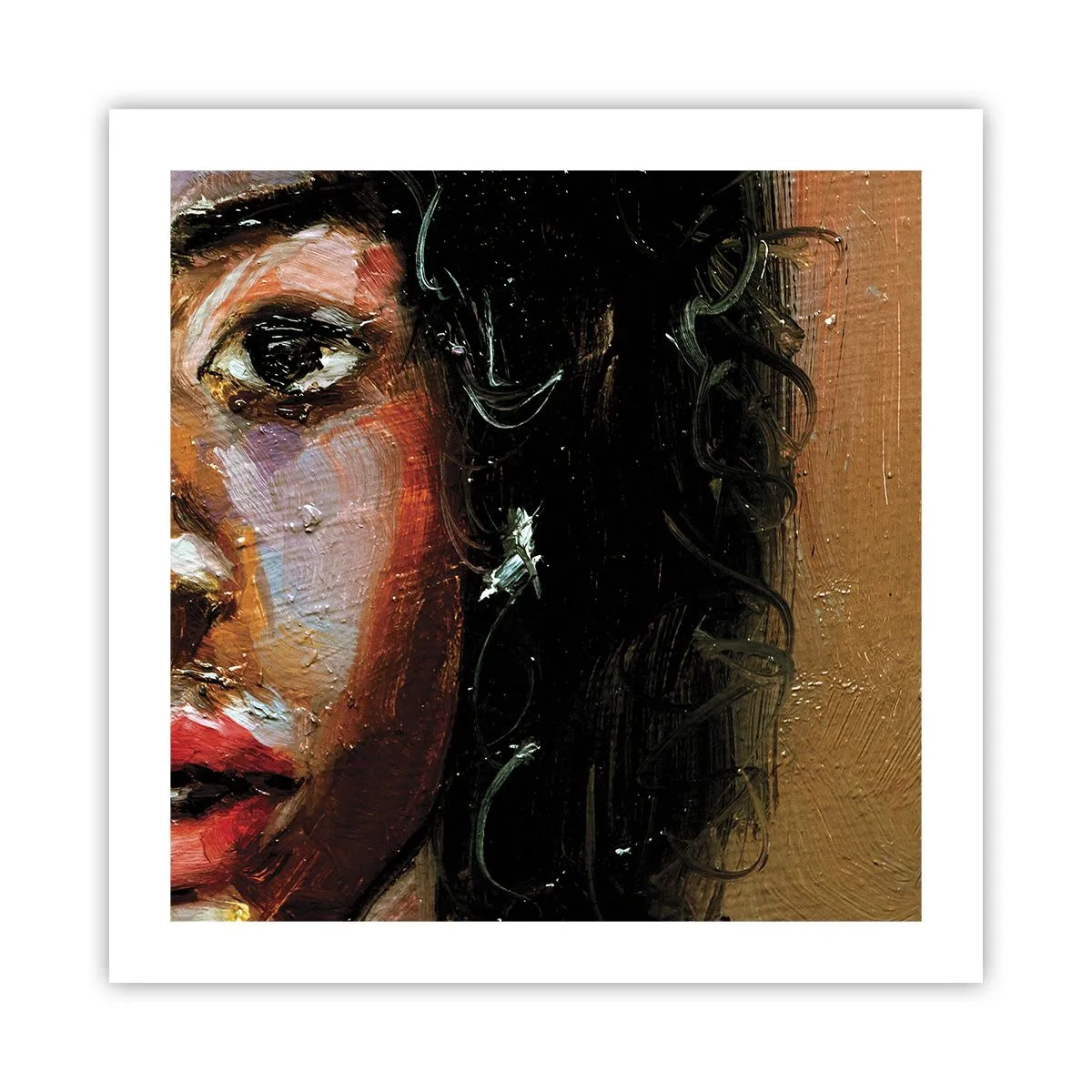 Plagát - Čierna a jas - 50x50 cm