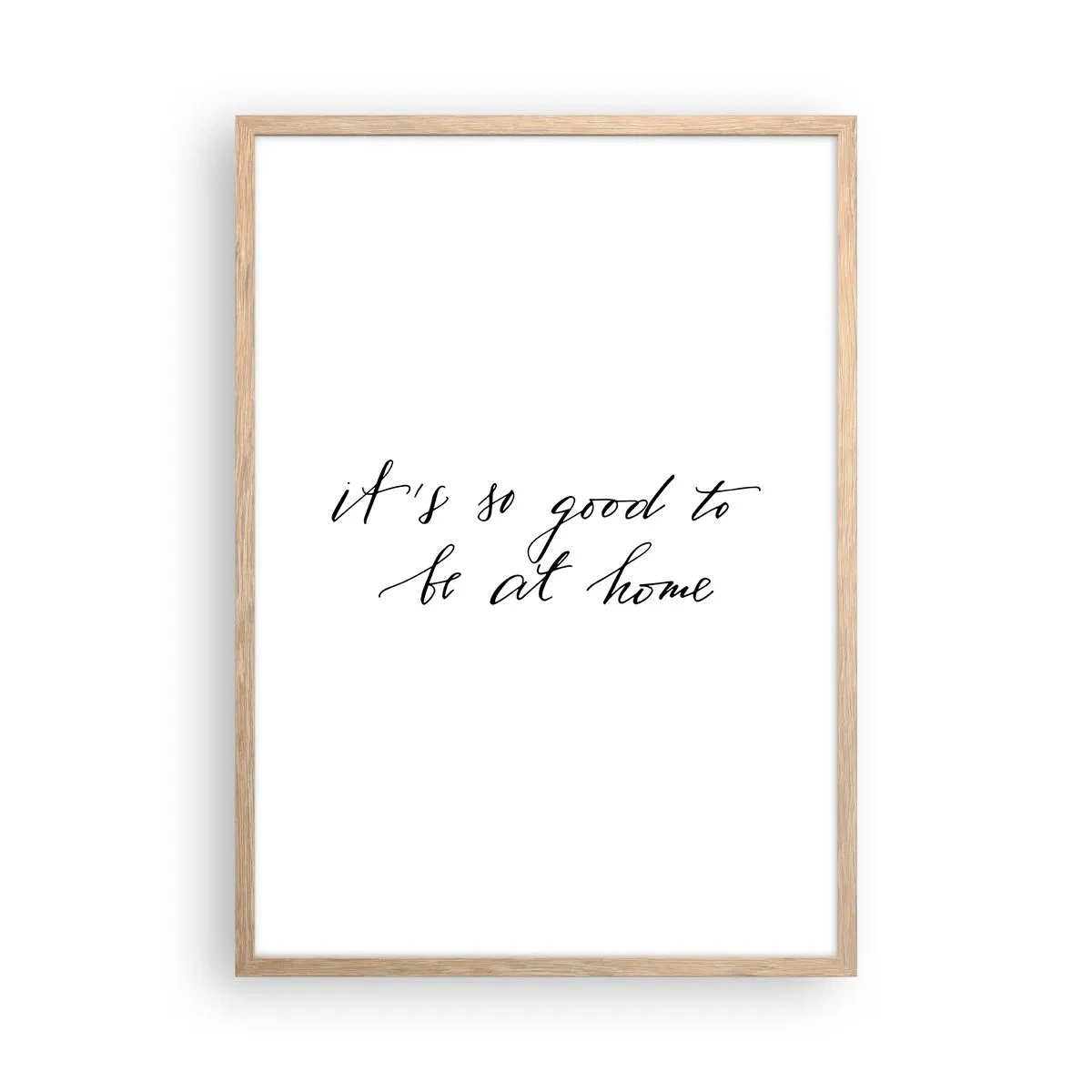 Plagát v ráme zo svetlého duba - Celá pravda - 50x70 cm