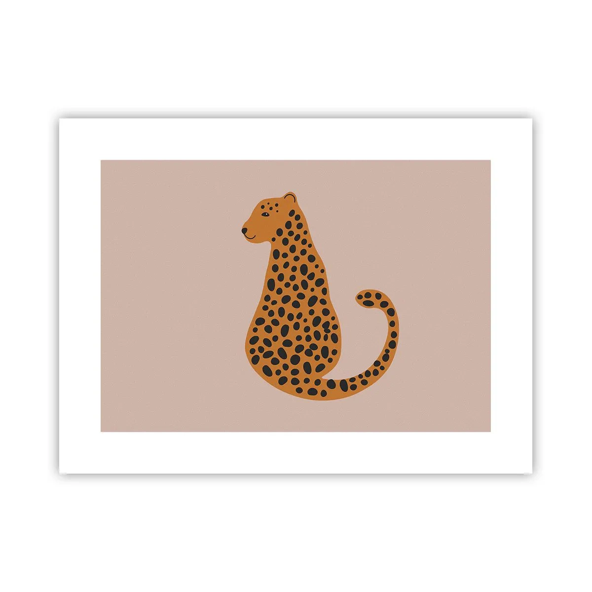 Plagát - Leopardný vzor je v móde - 40x30 cm