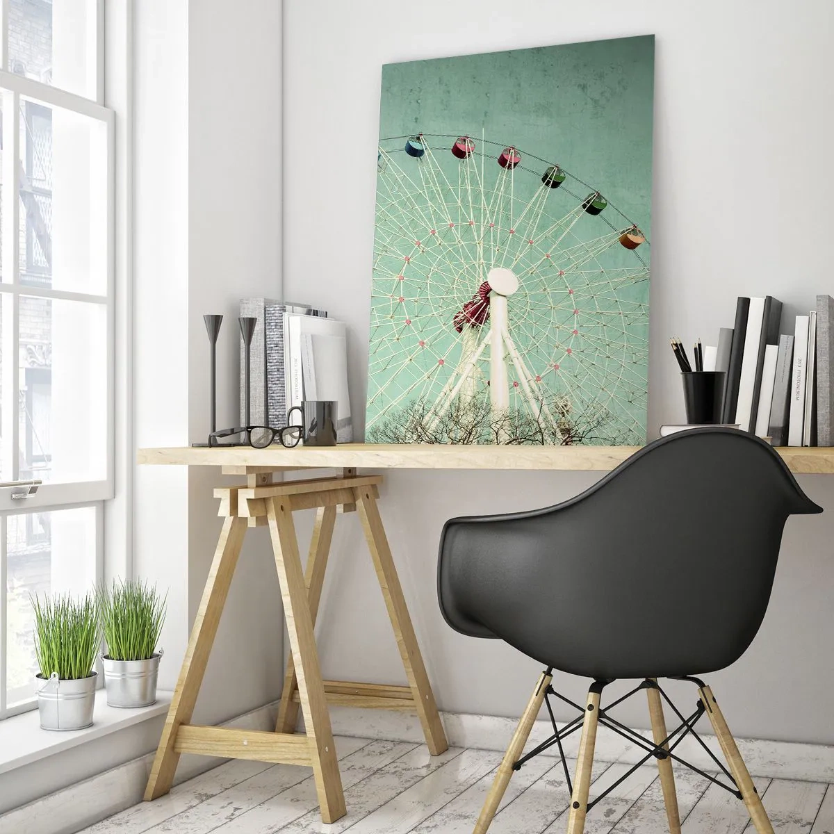 Obraz na skle - Pozývame vás na zábavu - 50x70 cm