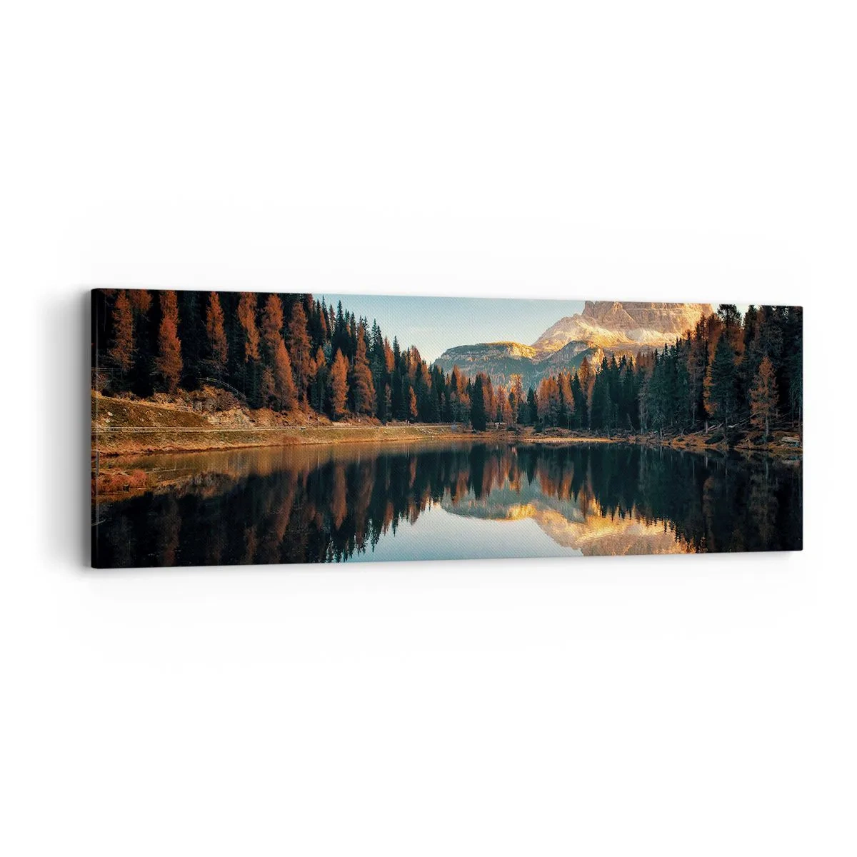 Obraz na plátne - Dvojitá krajina - 90x30 cm
