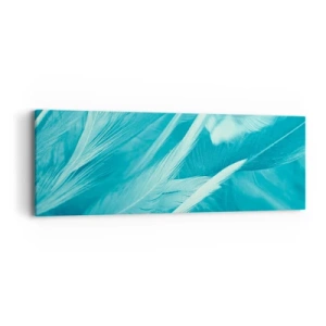 Obraz na plátne - Utopiť sa v páperí - 90x30 cm