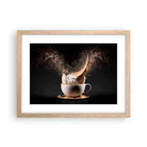 Plagát v ráme zo svetlého duba - Explózia chuti - 40x30 cm