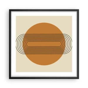 Plagát v čiernom ráme - Dokonalý plán - 50x50 cm