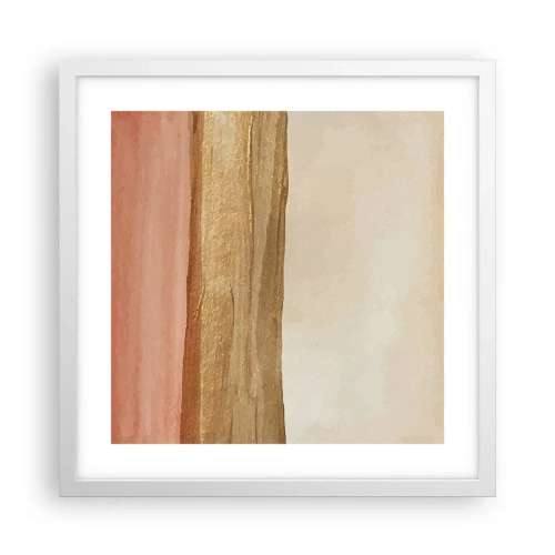 Plagát v bielom ráme - Vertikálna kompozícia - 40x40 cm