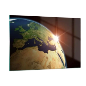 Obraz na skle - Východ slnka - 120x80 cm
