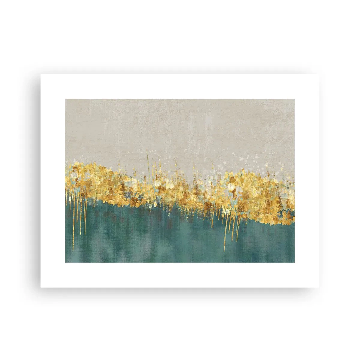 Plagát - Zlatá hranica - 40x30 cm