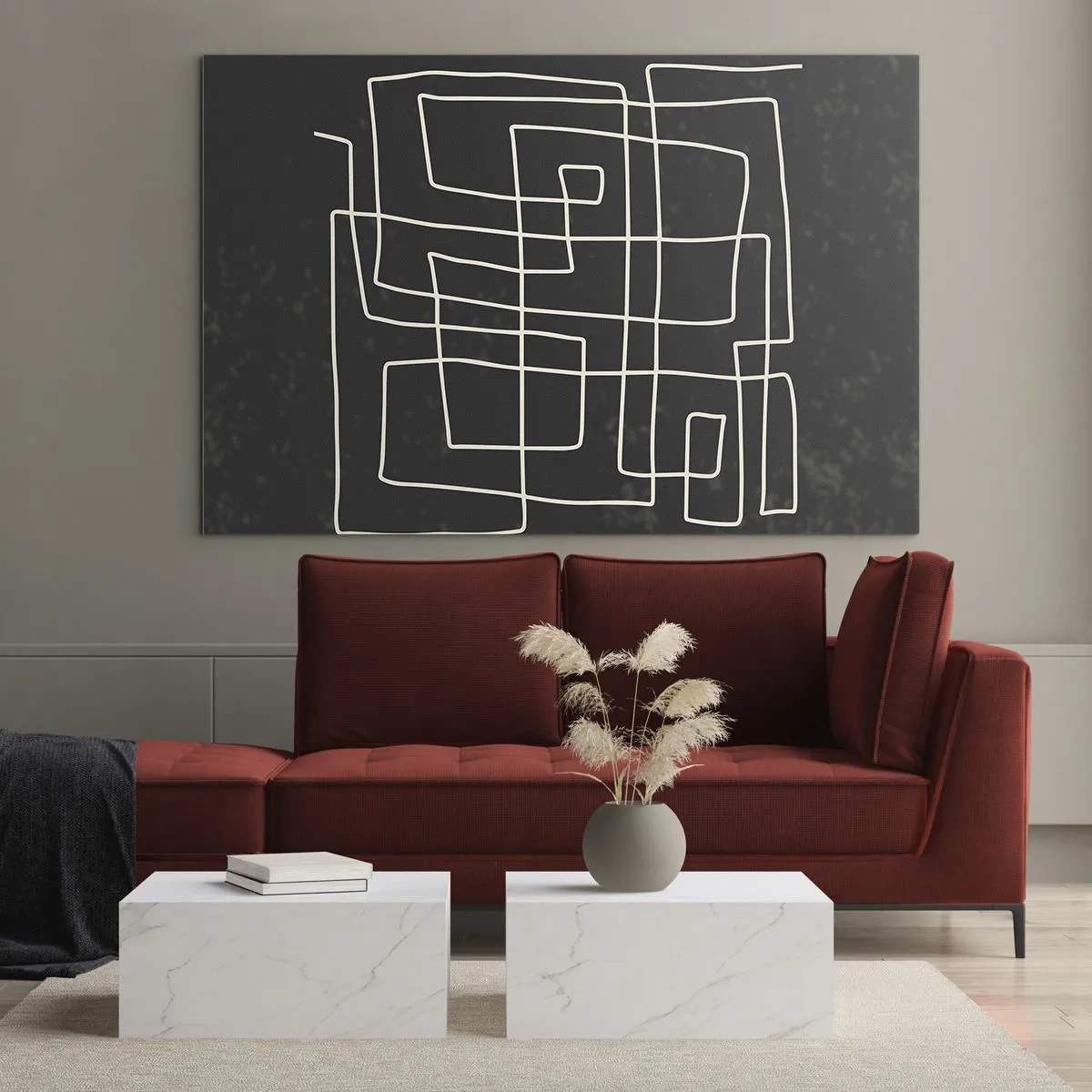 Obraz na skle - Nie je to tak jednoduché - 100x70 cm