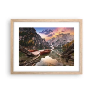 Plagát v ráme zo svetlého duba - Sľub dňa - 40x30 cm