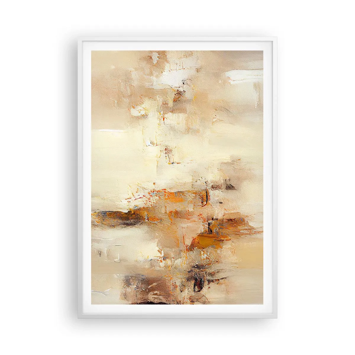 Plagát v bielom ráme - Duša jantáru - 70x100 cm