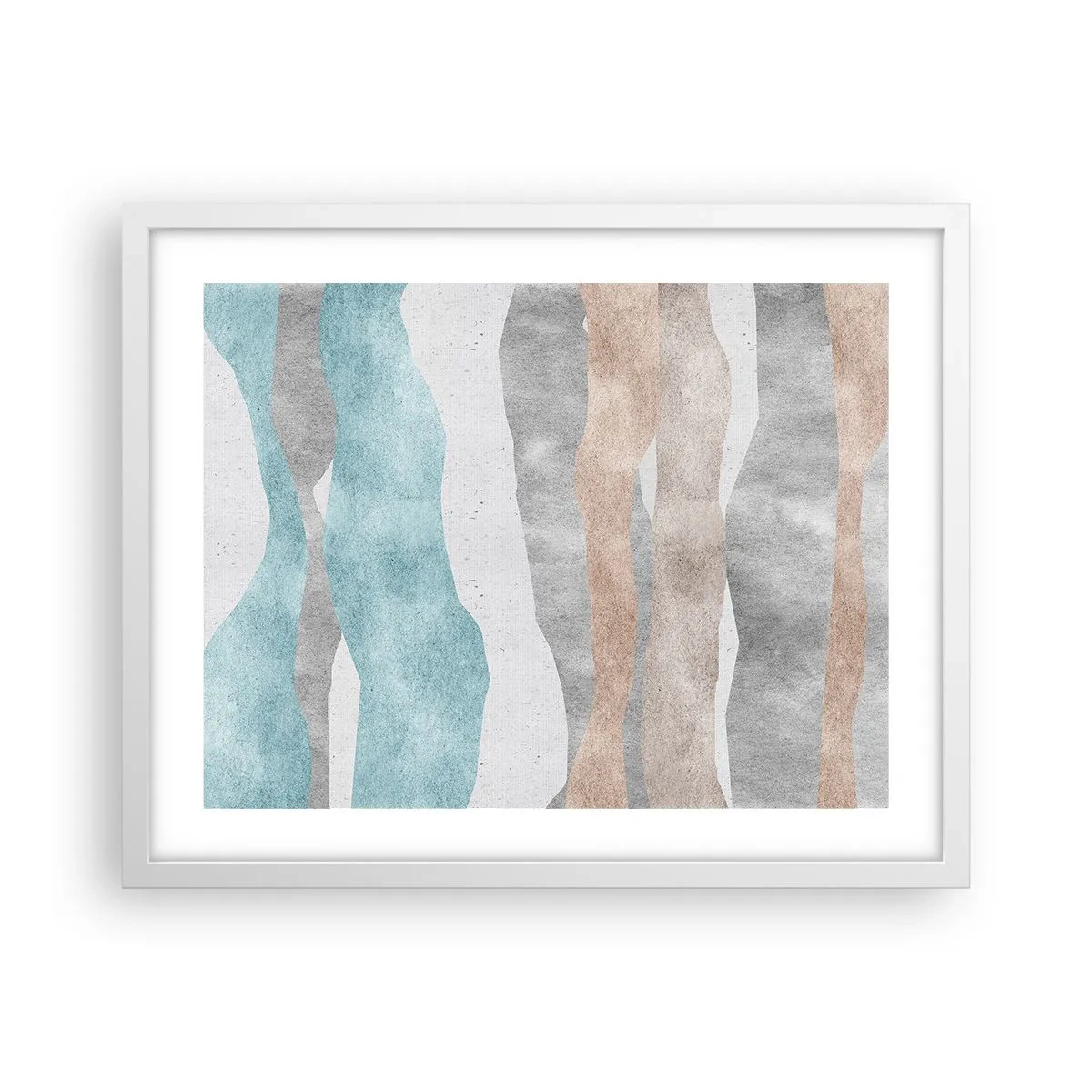 Plagát v bielom ráme - Štúdia blízkosti - 50x40 cm