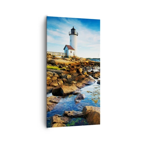 Obraz na plátne - Vráťte sa šťastne, čakám - 65x120 cm