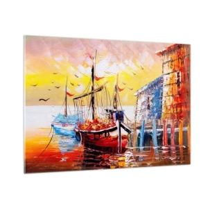 Obraz na skle - Šťastný návrat - 100x70 cm