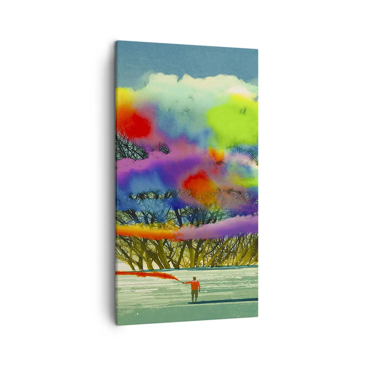 Obraz na plátne - Oživiť tento svet - 45x80 cm
