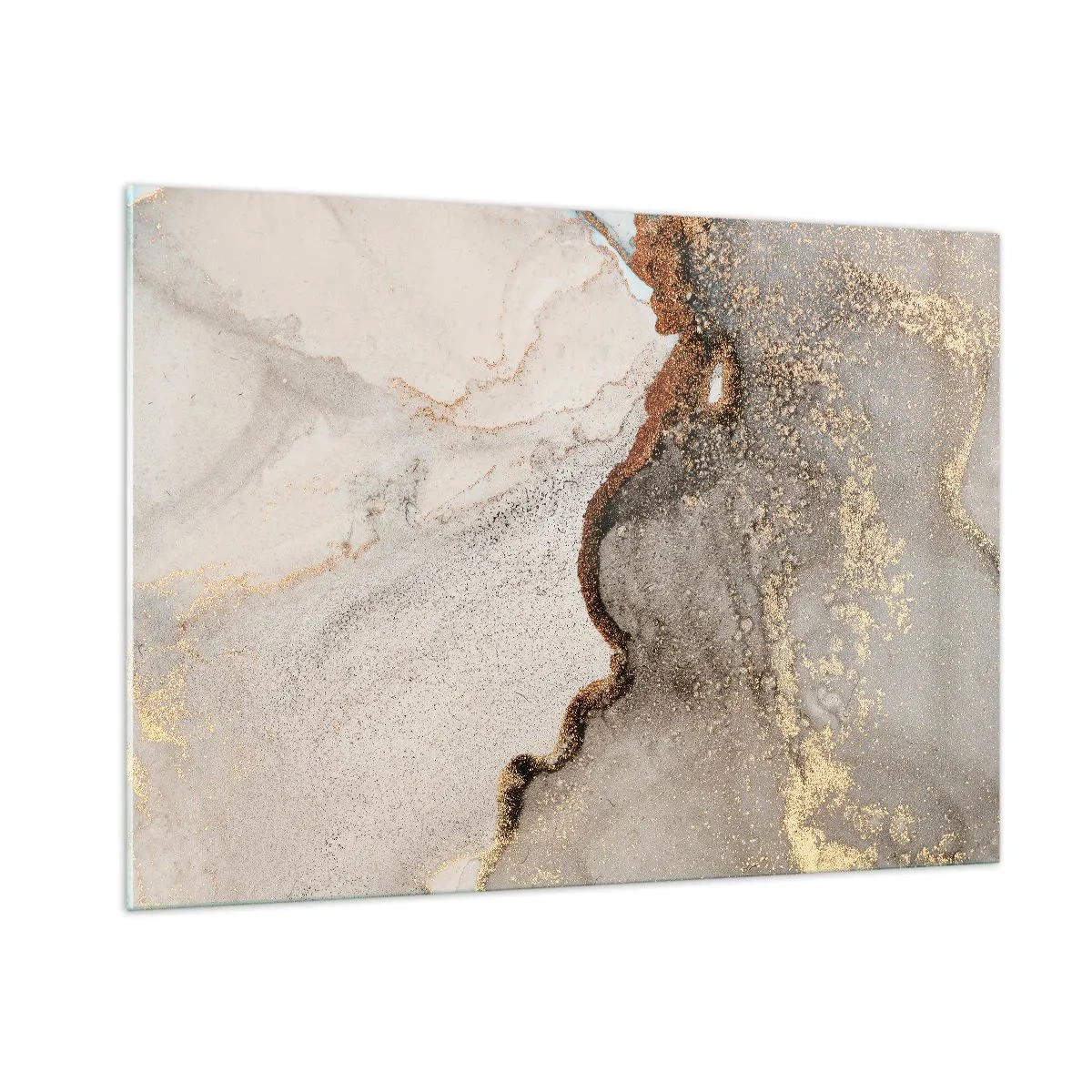 Obraz na skle - Na hranici farieb - 100x70 cm