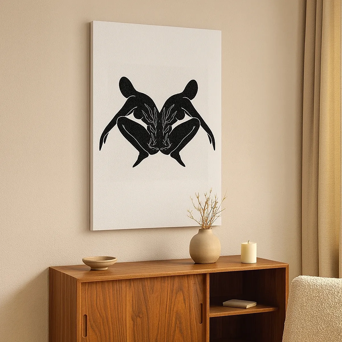 Obraz na plátne - Spoločná duša - 50x70 cm