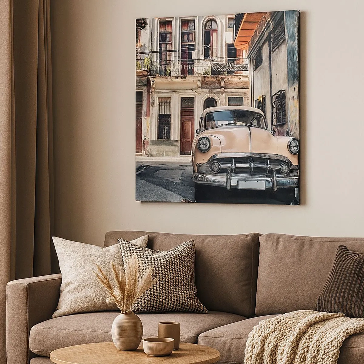 Obraz na plátne - Siesta v Havane - 30x30 cm